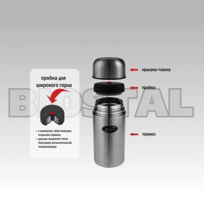 Лот: 3741505. Фото: 1. Термос суповой 1 л. Biostal 1000NT. Другое (посуда, кухонная утварь)