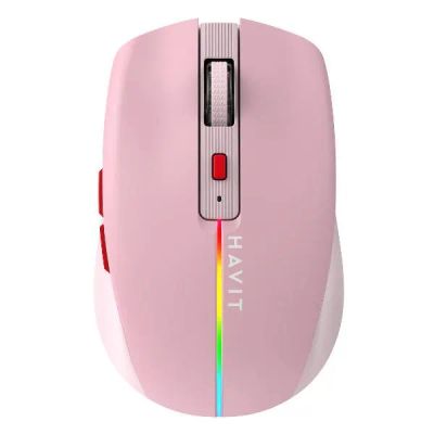Лот: 24530808. Фото: 1. Мышь Havit MS65WB Pink. Клавиатуры и мыши
