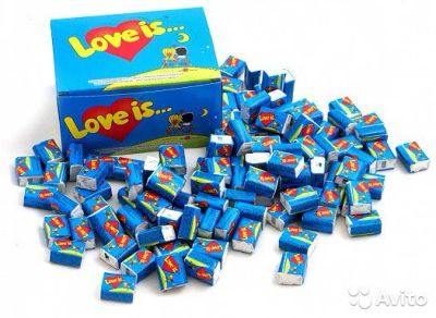 Лот: 7458756. Фото: 1. Жвачка Love is. Букеты из конфет, игрушек