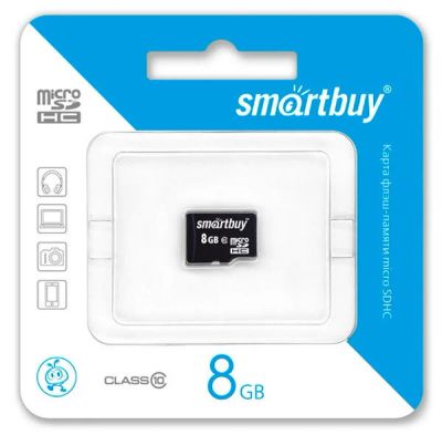 Лот: 17328374. Фото: 1. Карта памяти MicroSDHC 8GB Class... Карты памяти