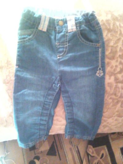 Лот: 10109657. Фото: 1. джинсики для малыша. Брюки, шорты, джинсы