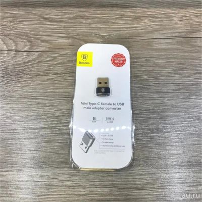 Лот: 12263649. Фото: 1. Переходник Baseus USB to Type-C... Дата-кабели, переходники