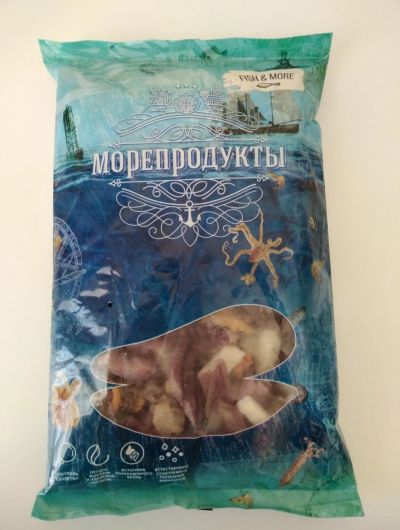 Лот: 17200727. Фото: 1. Морской коктейль. Икра, рыба, морепродукты