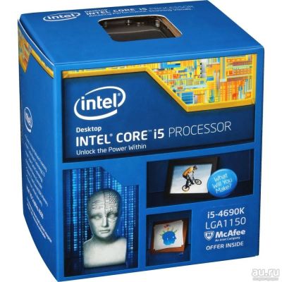 Лот: 9133796. Фото: 1. Core™ i5-4690K (BOX) (6M Cache... Процессоры