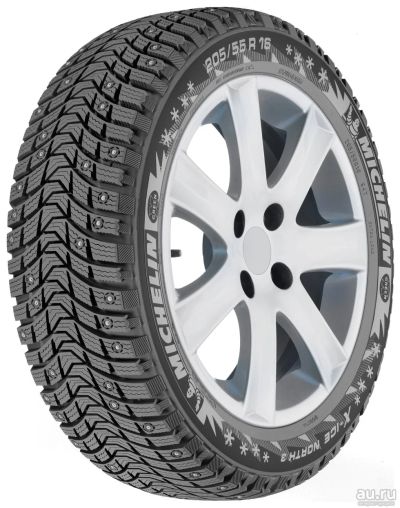 Лот: 16758032. Фото: 1. Michelin 205/55R16 94T XL X-Ice... Шины