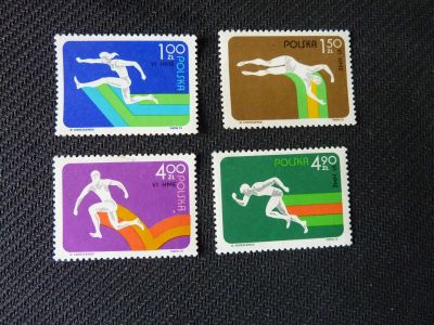 Лот: 12194647. Фото: 1. 1975. Польша. Спорт. Полная серия. Марки