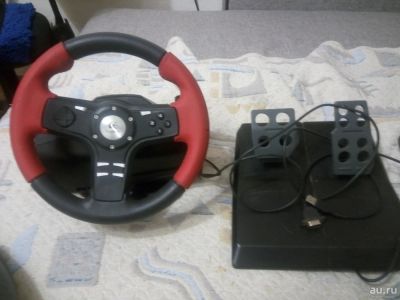 Лот: 9035770. Фото: 1. Руль с педалями Logitech. Рули, джойстики