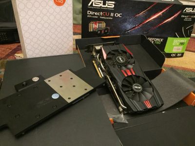 Лот: 6174231. Фото: 1. ASUS GTX780-DC2OC-3GD5 (GeForce... Видеокарты
