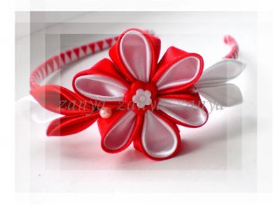 Лот: 3325205. Фото: 1. ободок8. Цветы из ткани