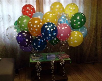 Лот: 11346337. Фото: 1. Гелиевые шары "Горошек". Воздушные шары