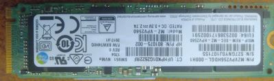 Лот: 17154226. Фото: 1. NVME M.2 SSD 256GB Samsung SM951... SSD-накопители