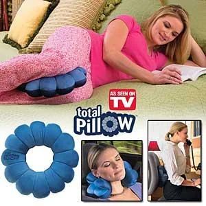 Лот: 4279681. Фото: 1. Подушка-трансформер Total Pillow. Одеяла, подушки