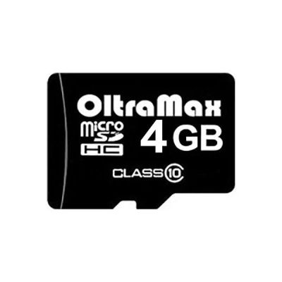 Лот: 12443919. Фото: 1. Карта памяти MicroSD 4 Gb OltraMax... Карты памяти
