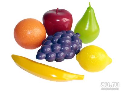 Лот: 8480958. Фото: 1. Набор Фрукты (виноград,лимон,банан... Куклы и аксессуары