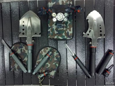 Лот: 14181225. Фото: 1. Лопата многофункциональная 14в1. Ручные орудия труда