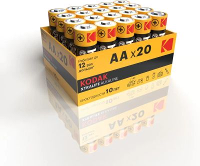 Лот: 19811575. Фото: 1. Батарейка Kodak ЕхtraLife LR6... Батарейки, аккумуляторы, элементы питания
