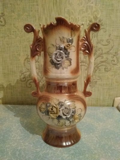 Лот: 15468835. Фото: 1. Ваза фарфор 35см высота!. Вазы