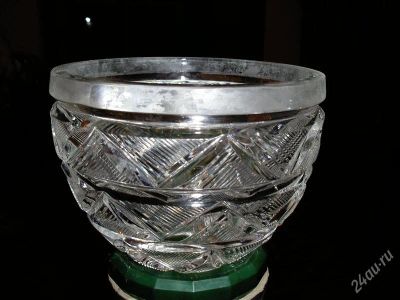 Лот: 1374171. Фото: 1. Ваза хрустальная - 1. Столовые приборы, ножи