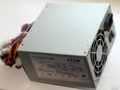 Лот: 7994919. Фото: 1. Casecom 470W. Корпуса, блоки питания