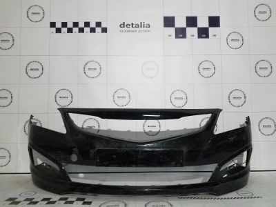 Лот: 10963461. Фото: 1. Бампер передний Hyundai Solaris... Кузов