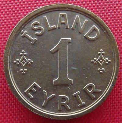 Лот: 1577784. Фото: 1. (№403/LF) 1 эйре 1940 (Исландия... Европа
