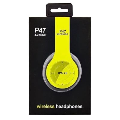 Лот: 22144378. Фото: 1. BLUETOOTH ГАРНИТУРА P47 Green. Наушники, гарнитуры