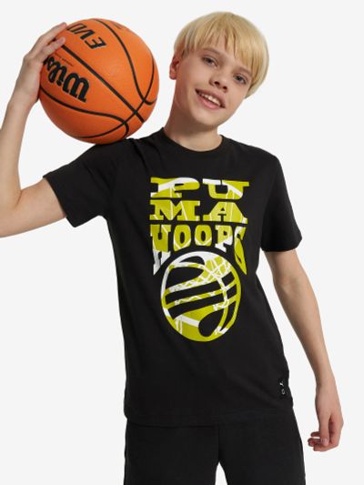 Лот: 22422001. Фото: 1. Футболка для мальчиков PUMA Basketball... Другое (спортивная одежда)