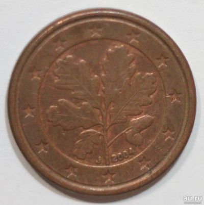 Лот: 8364639. Фото: 1. 1 евроцент 2004 год. Германия... Европа