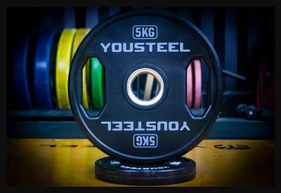 Лот: 22369024. Фото: 1. Диск 5 кг YouSteel TWO HANDLES. Штанги, блины