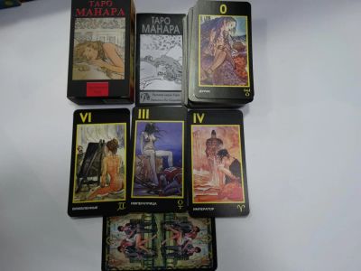 Лот: 10471128. Фото: 1. Карты ТАРО "Таро Манара" 78 карт. Настольные игры, карты