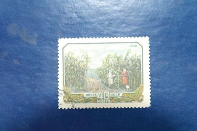Лот: 4265817. Фото: 1. 1956 Сельское хозяйство в СССР... Марки