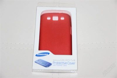 Лот: 2800693. Фото: 1. чехол для samsung galaxy s3-красный. Чехлы, бамперы