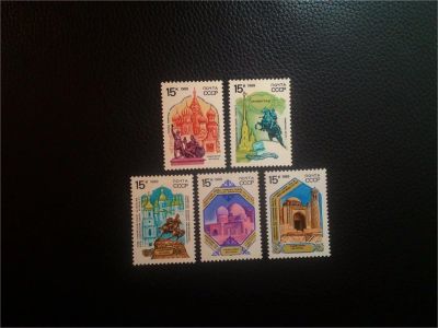 Лот: 10364602. Фото: 1. 1989, ноябрь. Архитектурные памятники... Марки