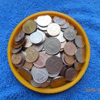 Лот: 10966559. Фото: 1. 1 кг. российской мелочи лотом... Россия после 1991 года