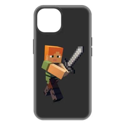 Лот: 25065489. Фото: 1. Чехол Krutoff Soft Case Minecraft... Чехлы, бамперы