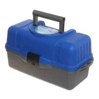 Лот: 18698494. Фото: 1. Ящик рыболова трехполочный синий... Ящики, сумки, коробки и чехлы