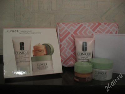 Лот: 440363. Фото: 1. Косметичка с продукцией Clinique. Унисекс парфюмерия