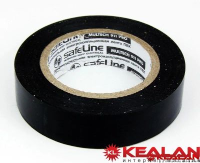 Лот: 9148333. Фото: 1. SafeLine изолента Pro, черная... Другое (инструмент и расходные)