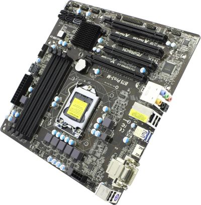 Лот: 7331393. Фото: 1. ASRock B75 Pro3-M (OEM) LGA1155... Материнские платы
