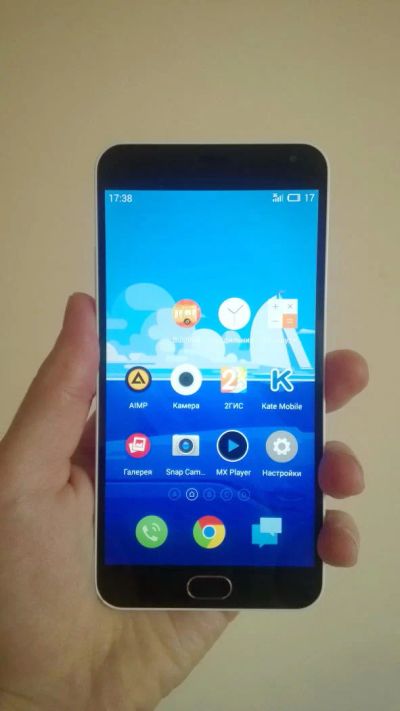 Лот: 7236369. Фото: 1. Белый Meizu M2 Note (5.5 FullHD... Смартфоны