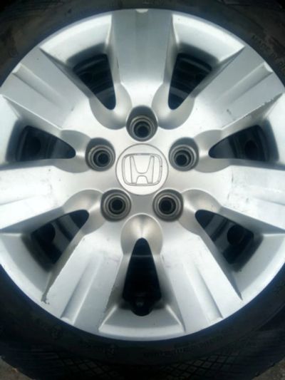 Лот: 17408054. Фото: 1. Комплект колес Лето Honda Stepwgn... Шины на дисках