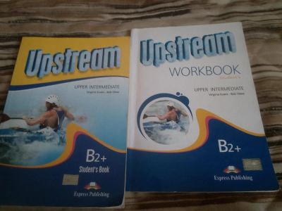 Лот: 6841307. Фото: 1. Учебник + рабочая тетрадь Upstream... Для школы