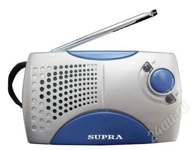 Лот: 2556817. Фото: 1. Радиоприемник SUPRA ST-113 silver... Тюнеры, радиоприёмники