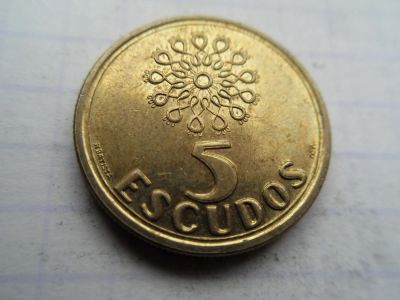 Лот: 8622162. Фото: 1. Португалия 5 эскудо 1999. Европа