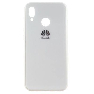 Лот: 13609095. Фото: 1. Чехол-накладка со стеклянный Huawei... Чехлы, бамперы
