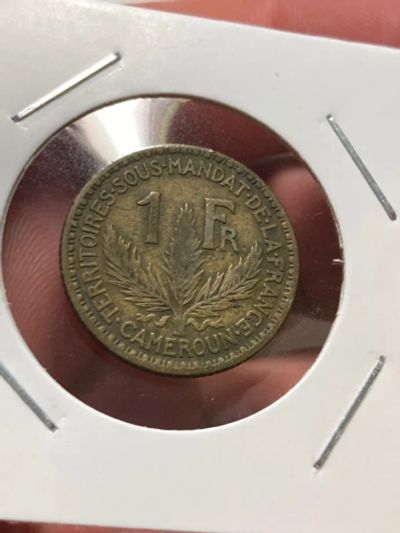 Лот: 19311539. Фото: 1. Камерун 1 франк, 1925. Африка