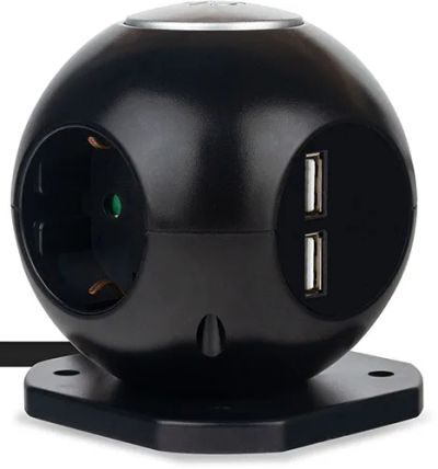 Лот: 25623760. Фото: 1. Сетевой фильтр Rombica NEO Spherum... Удлинители, тройники, сетевые фильтры