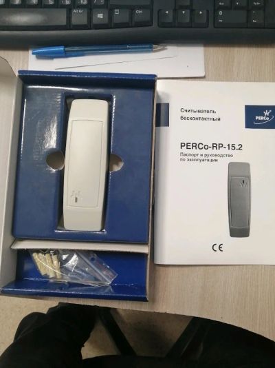 Лот: 20984953. Фото: 1. Считыватель PERCo-RP-15.2. Cистемы контроля и управления доступом (СКУД)
