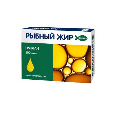 Лот: 23718015. Фото: 1. PL Рыбный жир капсулы 100 шт. Лекарства