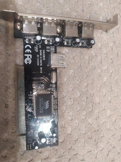 Лот: 19417102. Фото: 1. Контроллер pci USB 2.0. Платы расширения, контроллеры, доп. порты
